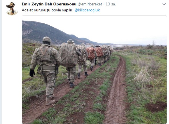 'Adalet yürüyüşü böyle yapılır'